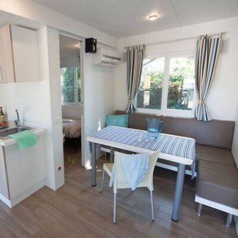 Mobile home 4 persons - Mobile-home | Comfort | 2 Bedrooms | 4 Pers. | Raised terrace | 2 bathrooms | Air-con.