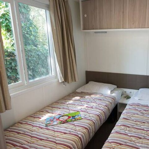 Mobile home 4 persons - Mobile-home | Comfort | 2 Bedrooms | 4 Pers. | Raised terrace | 2 bathrooms | Air-con.