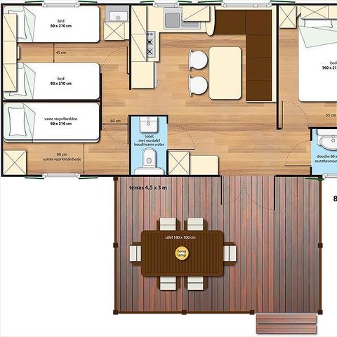 Mobile home 5 persons - Aspen