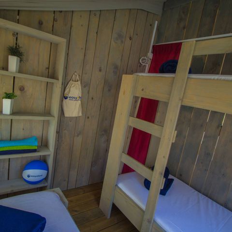 Canvas and wooden tent 4 persons - SAFARITENT XXL