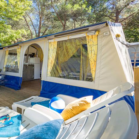 Canvas and wooden tent 4 persons - LUXURY TENT BUNGALOW (WITHOUT SANITARY FACILITIES)