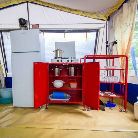 Canvas and wooden tent 4 persons - LUXURY TENT BUNGALOW (WITHOUT SANITARY FACILITIES)