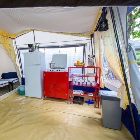 Canvas and wooden tent 4 persons - LUXURY TENT BUNGALOW (WITHOUT SANITARY FACILITIES)