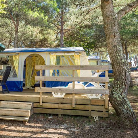 Canvas and wooden tent 4 persons - LUXURY TENT BUNGALOW (WITHOUT SANITARY FACILITIES)