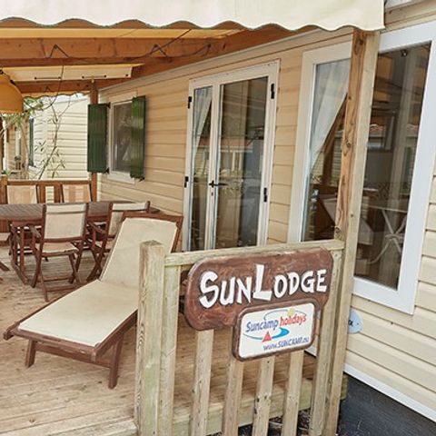 Mobile home 4 persons - Mobil-home | Ultimate | 2 Bedrooms | 4 Pers | Terrace | 2 bathrooms | Air conditioning | TV
