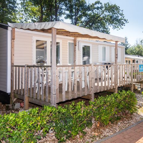 Mobile home 6 persons - Mobile-home | Comfort | 3 Bedrooms | 6 Pers. | Raised terrace | Air conditioning