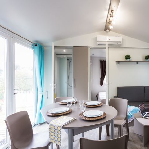 Mobile home 6 persons - Mobile-home | Comfort XL | 2 Bedrooms | 4/6 Pers. | Elevated Terrace | Air-conditioning
