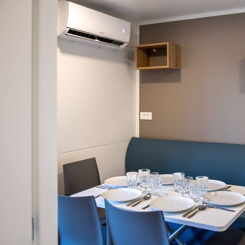 Mobile home 6 persons - Premium | 3 Bedrooms | Sleeps 6 | Lounge Terrace | 1 Bathroom | Air Conditioning | TV