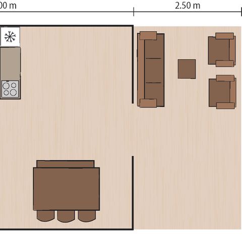 CANVAS AND WOOD TENT 4 people - Safari tent Luxe