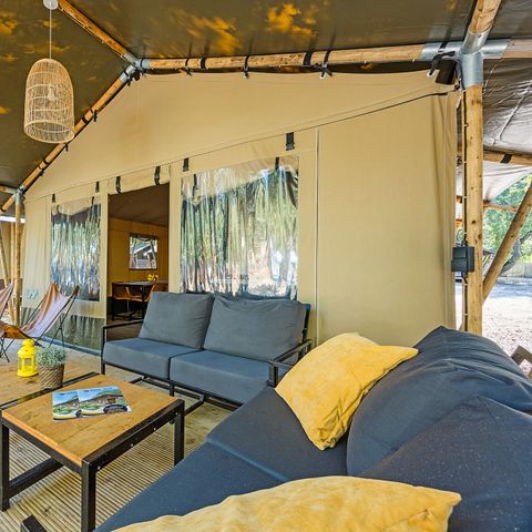 Canvas and wooden tent 4 persons - Safari tent Lodge (6P)