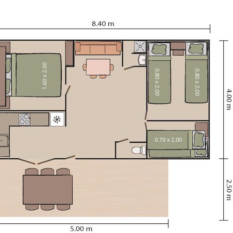 Mobile home 4 persons - Mobile home Malta