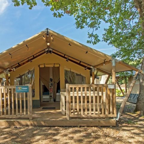 Canvas and wooden tent 5 persons - Lodgetent Summer