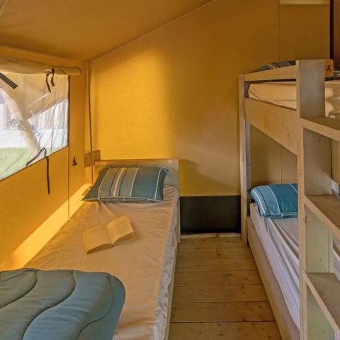 Canvas and wooden tent 5 persons - Lodgetent Summer