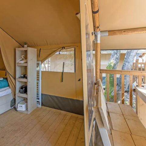 Canvas and wooden tent 5 persons - Lodgetent Summer