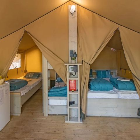 Canvas and wooden tent 5 persons - Lodgetent Summer