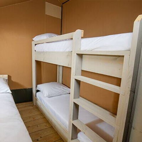 Tent 5 persons - Super Lodge Tent | 2 Bedrooms | Capacity 4-5 people | Small Terrace | No Bathroom