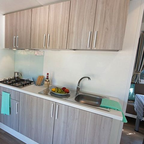 MOBILE HOME 6 people - Classic XL | 2 Bedrooms | 4/6 Pers. | Non-covered elevated terrace | 2 bathrooms | Air conditioning