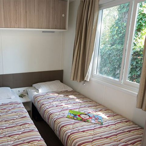 Mobile home 6 persons - Mobile-home | Comfort XL | 2 Bedrooms | 4/6 Pers. | Terrace | 2 bathrooms | Air-con.