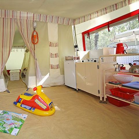 TENT 5 people - Canvas bungalow | 2 Bedrooms | 4/5 People | No bathroom