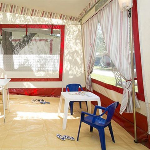 TENT 5 people - Canvas bungalow | 2 Bedrooms | 4/5 People | No bathroom