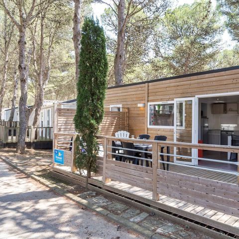 MOBILE HOME 6 people - Mobile home | Premium | 3 bedrooms | Sleeps 6 | Raised, uncovered terrace | 1 bathroom | Air conditioning