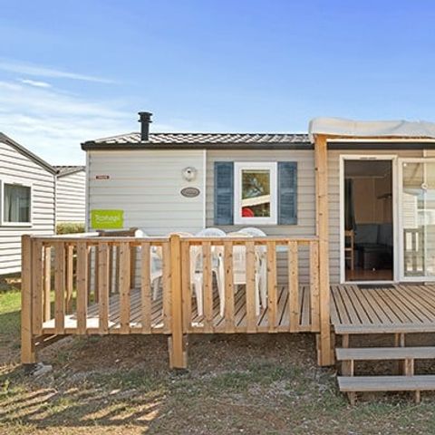 Mobile home 4 persons - Mobile-home | Comfort XL | 2 Bedrooms | 4 Pers. | Raised terrace | Air-con.