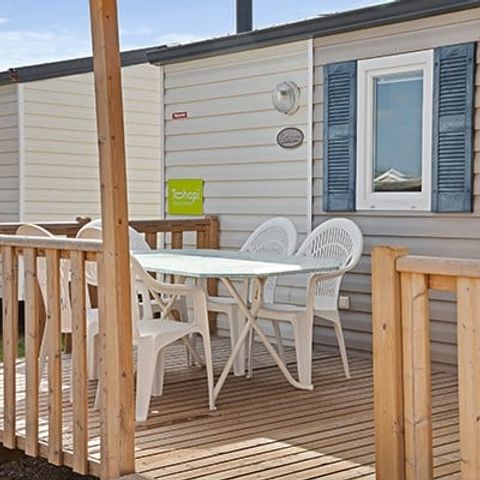 MOBILE HOME 4 people - Mobile-home | Comfort XL | 2 Bedrooms | 4 Pers. | Raised terrace | Air-con.