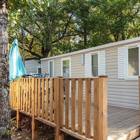 MOBILE HOME 4 people - Comfort | 2 Bedrooms | 4 Pers. | Terrace, elevated, not covered | Air conditioning