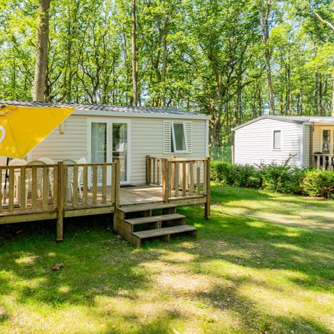 MOBILE HOME 6 people - Comfort | 2 Bedrooms | 4/6 Pers. | Uncovered elevated terrace | Air conditioning