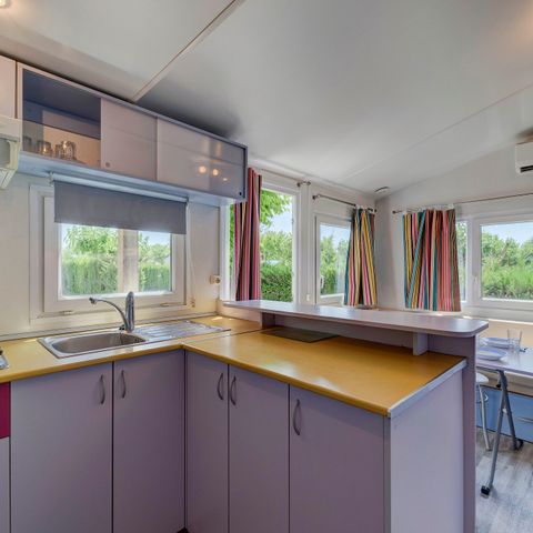Mobile home 6 persons - Mobil-home | Classic | 2 Bedrooms | 4/6 Pers. | Raised terrace | Air-con.