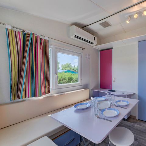 Mobile home 6 persons - Mobil-home | Classic | 2 Bedrooms | 4/6 Pers. | Raised terrace | Air-con.