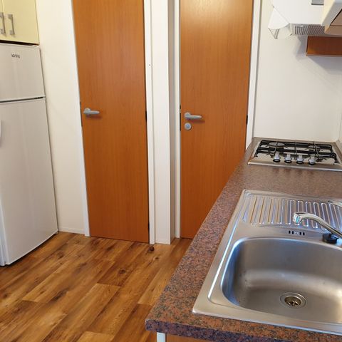 Mobile home 6 persons - Classic | 2 Bedrooms | 4/6 Pers. | Raised terrace | Air-con.