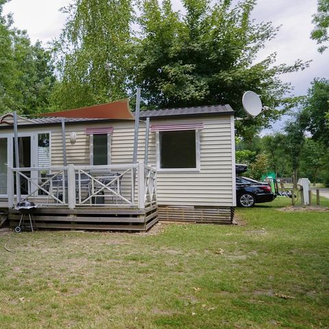 Mobile home 6 persons - Classic XL | 3 Bedrooms | 6 Pers. | Raised terrace | Air conditioning | TV