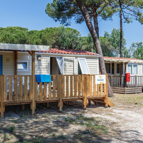 Mobile home 6 persons - Mobile-home | Comfort | 2 Bedrooms | 4/6 Pers. | Raised terrace | Air-con.