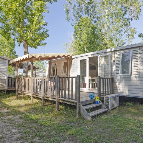 Mobile home 6 persons - Mobile-home | Comfort XL | 3 Bedrooms | 6 Pers. | Raised terrace | Air conditioning