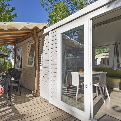 Mobile home 6 persons - Mobile-home | Comfort XL | 3 Bedrooms | 6 Pers. | Raised terrace | Air conditioning