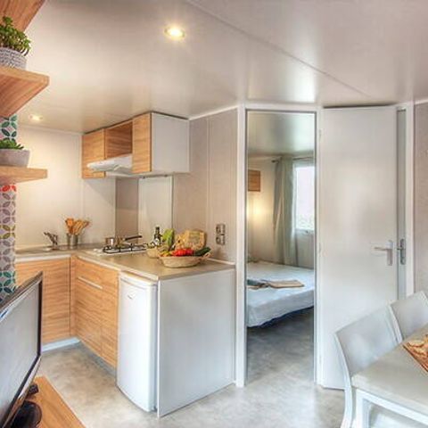 Mobile home 4 persons - Mobile-home | Classic | 2 Bedrooms | 4 Pers | Raised terrace | 2 bathrooms | Air conditioning | TV