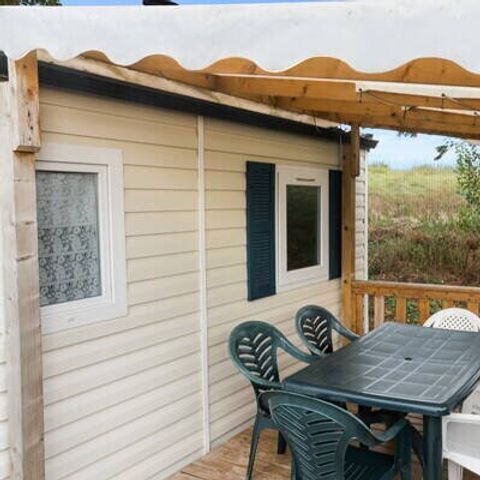 Mobile home 4 persons - Mobile-home | Classic | 2 Bedrooms | 4 Pers | Raised terrace | 2 bathrooms | Air conditioning | TV