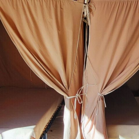 Canvas and wooden tent 5 persons - ECO 2ch 5P without sanitary facilities