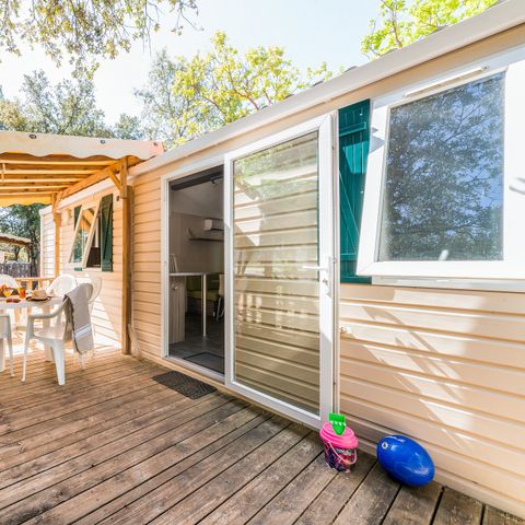 MOBILE HOME 6 people - Classic XL | 2 Bedrooms | 4/6 Pers. | Raised terrace