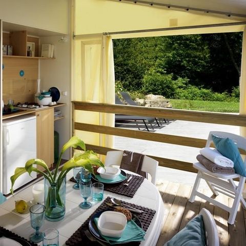 Mobile home 4 persons - Tit'home Toilé, without sanitary facilities