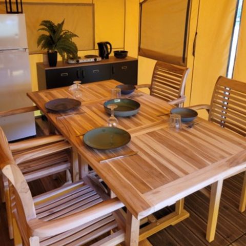 CANVAS AND WOOD TENT 4 people - Safari Tent