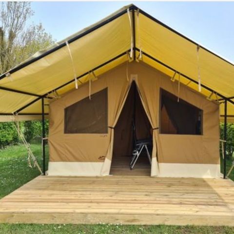 CANVAS AND WOOD TENT 4 people - Safari Tent