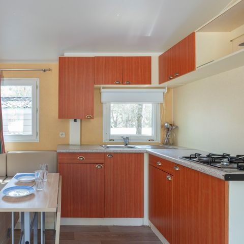 Mobile home 6 persons - Classic | 3 Bedrooms | 6 Pers. | Raised terrace | Air-con.