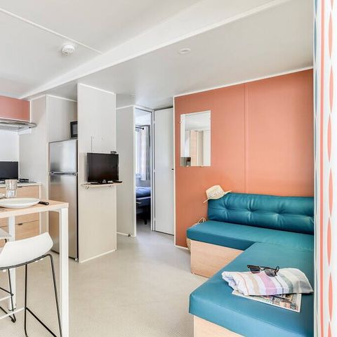 Mobile home 6 persons - Mobil-home | Premium | 3 Bedrooms | 6 Pers | Terrace Lounge | Air conditioning | TV