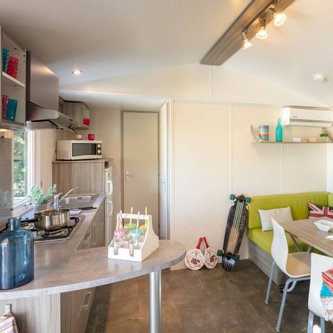 Mobile home 6 persons - Mobil-home | Classic | 2 Bedrooms | 4/6 Pers. | Raised terrace | Air-con.