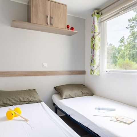 Mobile home 6 persons - Mobile-home | Comfort | 3 Bedrooms | 6 Pers. | Raised terrace | Air conditioning