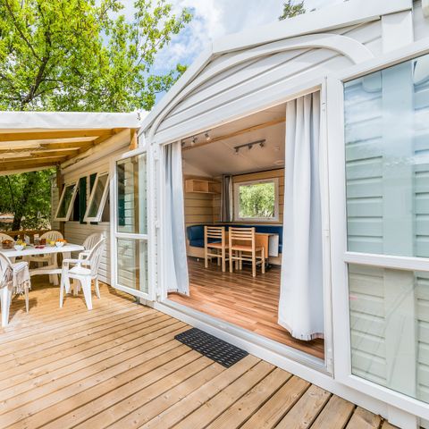 Mobile home 6 persons - Classic XL | 3 Bedrooms | 6 Pers. | Raised terrace