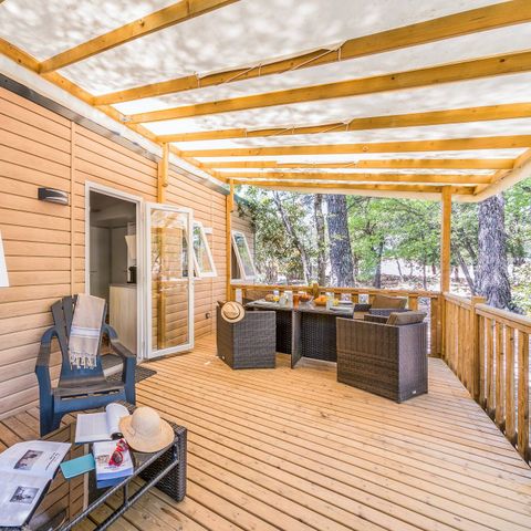 Mobile home 6 persons - Mobile home | Premium Exclusive | 3 Bedrooms | 6 Pers | Terrace Lounge | Air conditioning | TV