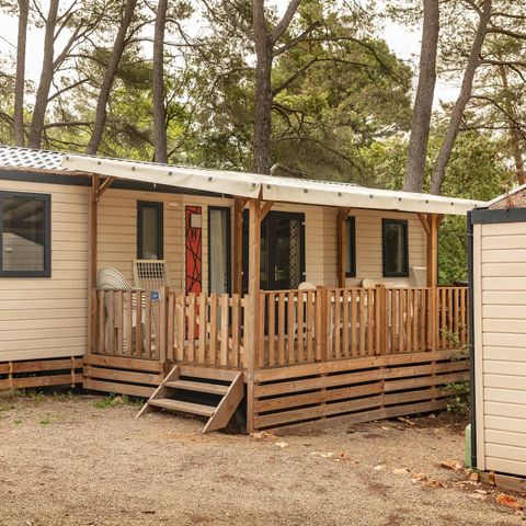 Mobile home 8 persons - Mobile home | Premium | 4 Bedrooms | 8 Pers | Terrace Lounge | 2 bathrooms | Air conditioning | TV